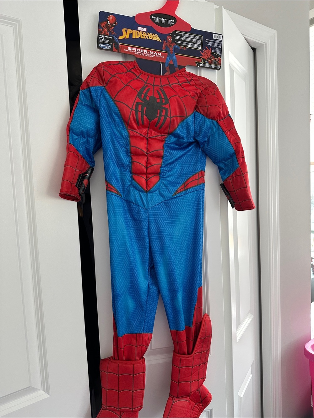Marvel Spider-Man Muscle Chest Costume in Red and Blue